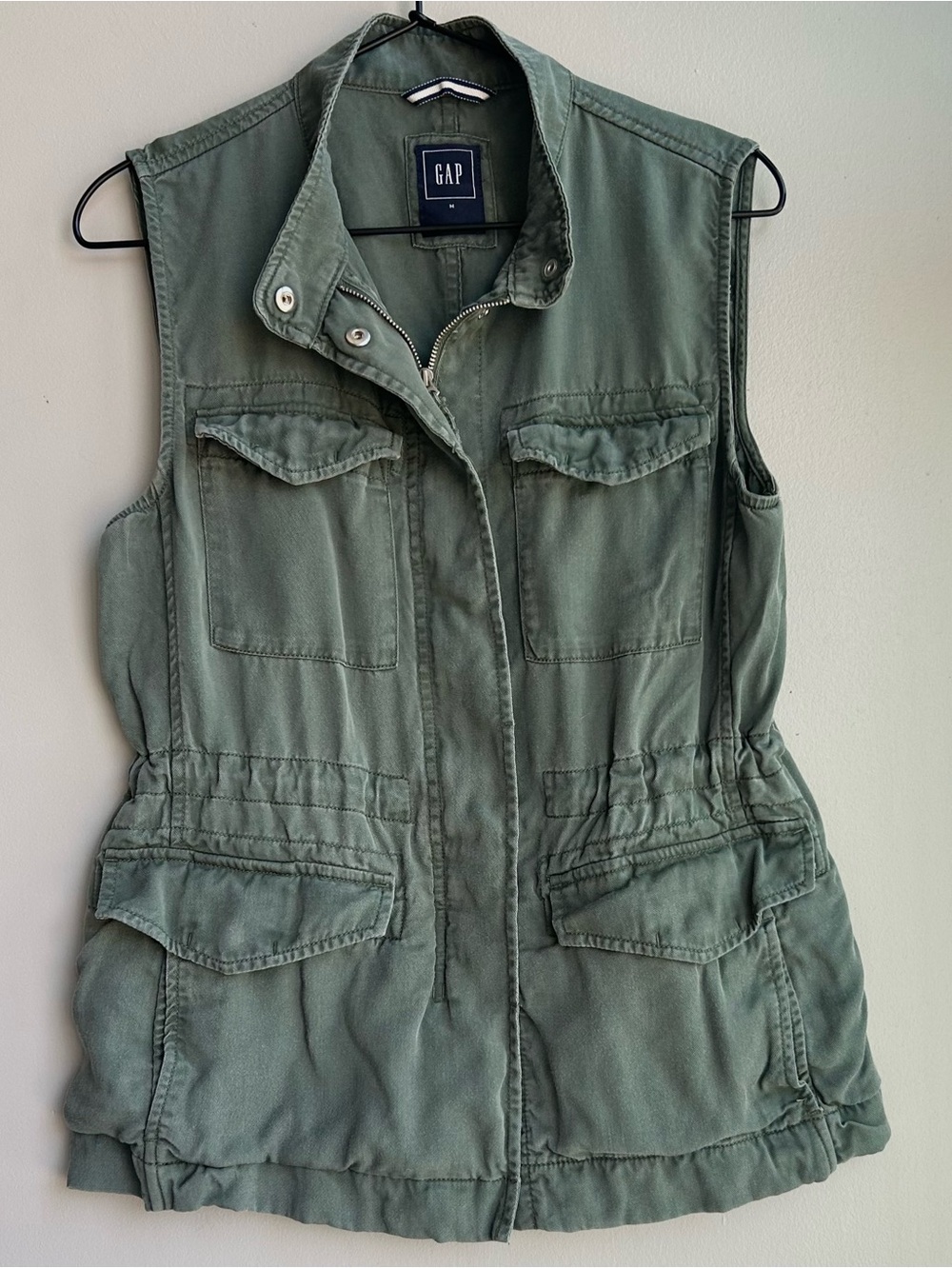 GAP ladies tencel utility vest size M
